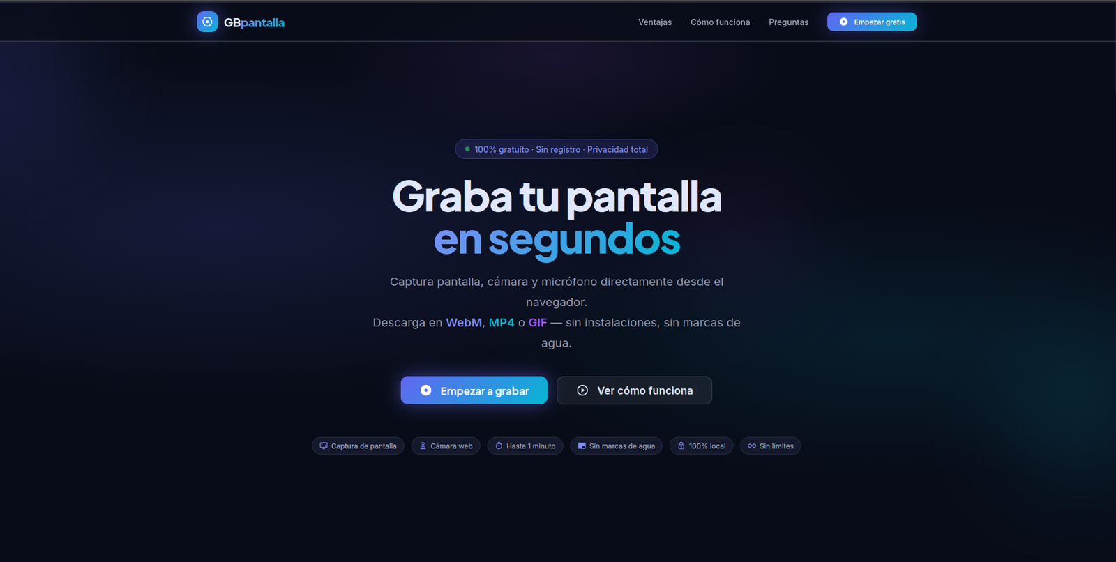 Grabador de Pantallas